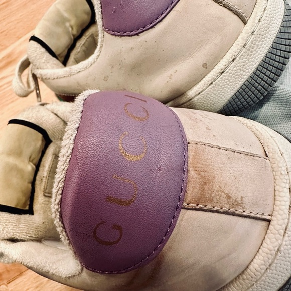 Gucci Screener sneaker (pink, green, orange) -womens - Picture 14 of 15